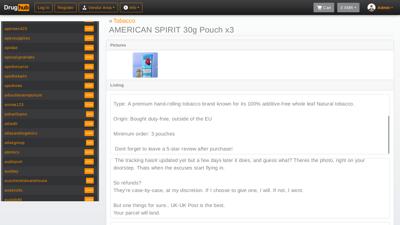 Main Market Dashboard